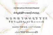 NATSUKI, a Script Font by Olexstudio (Thumbnail 6 of 8)