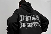 Mortaly Sword | Death Metal Typeface, a Blackletter Font by Denustudios (Thumbnail 7 of 12)