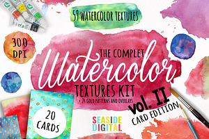 Watercolor Textures - Card Edition