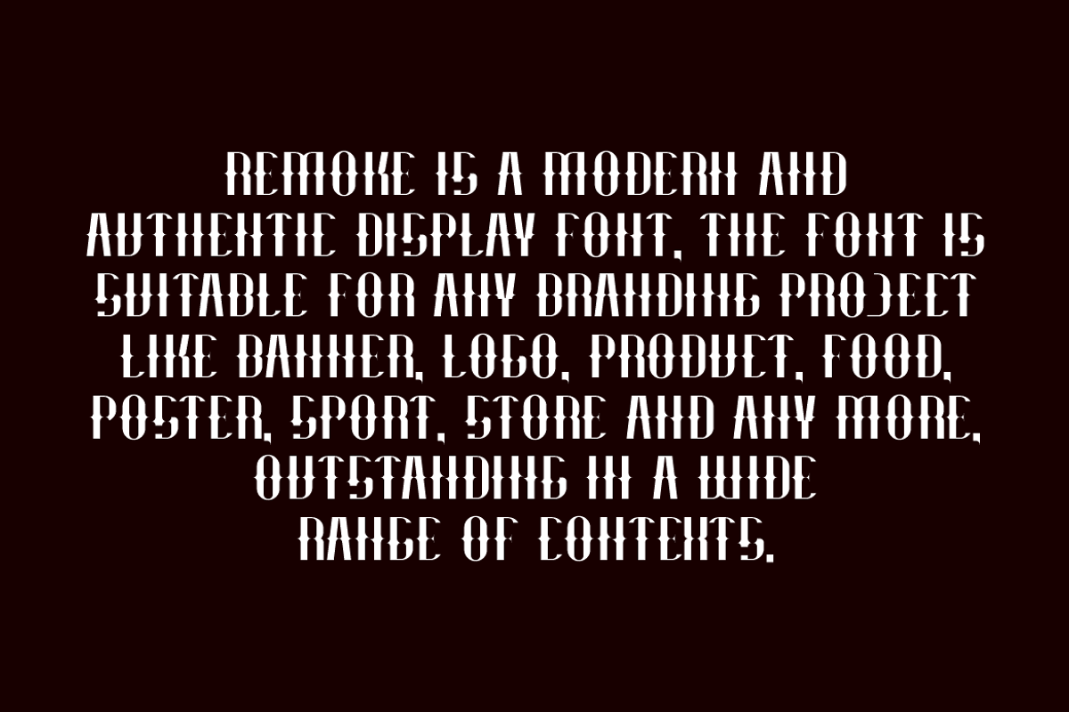 Remoke - Luxury & Elegant Font, a Sans Serif Font by QR Design Studio (Photo 4 of 6)