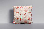 Character Line Art Pattern, a Pattern Graphic by Neermana (Thumbnail 3 of 5)