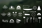 Carpentry Wood Badges Logos, a Branding & Logo Template by Krukowski Graphics (Thumbnail 4 of 5)
