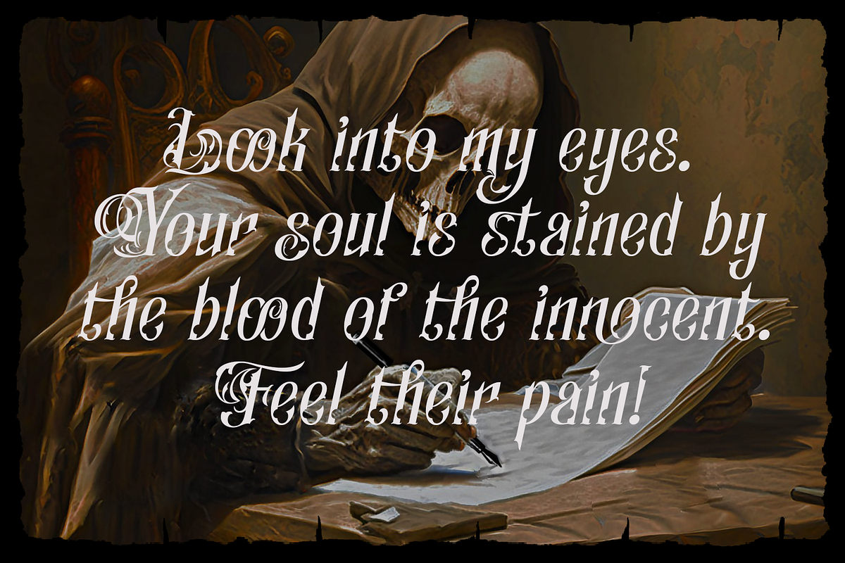 Canderagle Gothic Blackletter, a Blackletter Font by madeDeduk (Photo 7 of 10)