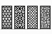 Abstract Vector Panels for Laser Cut, an Illustration by hafijul (Thumbnail 8 of 9)