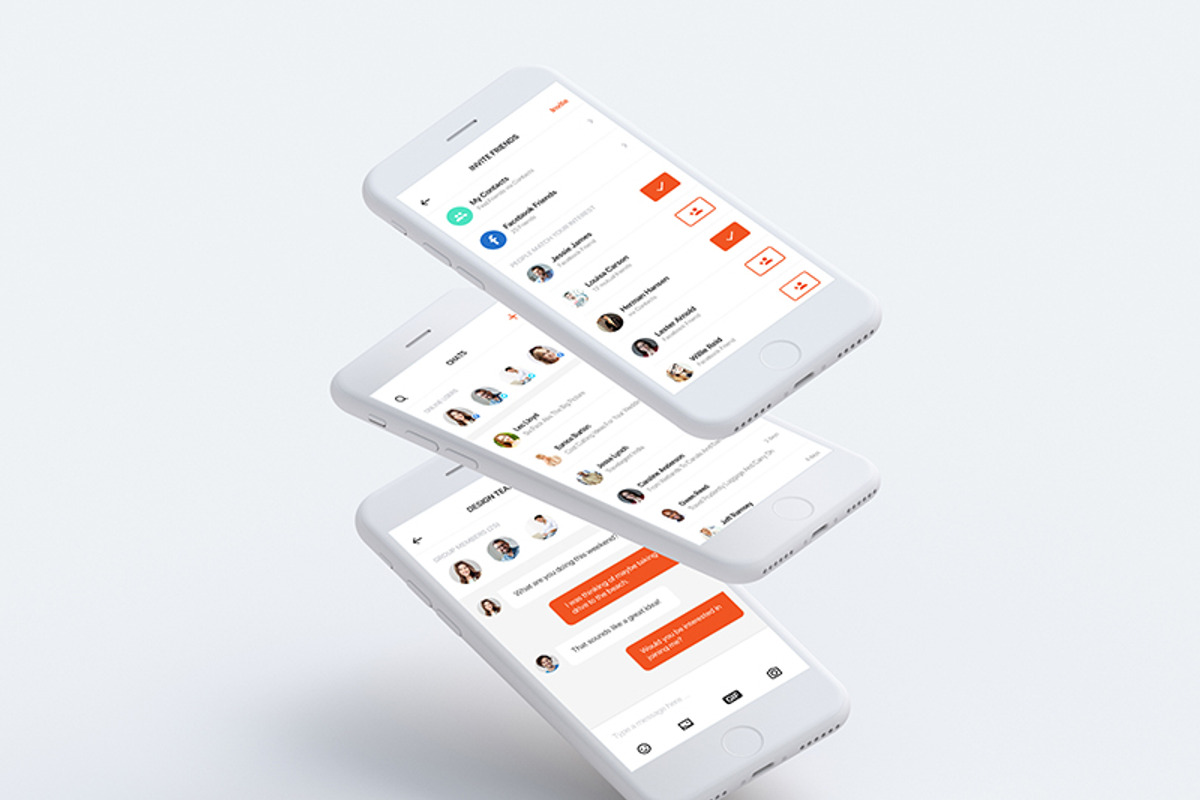 Social Mobile App UI Kit, an App Template by hoangpts (Photo 4 of 5)
