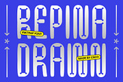 Repina Drawn, a Sans Serif Font by Craft Supply Co. (Thumbnail 1 of 8)
