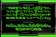 Kaeshi - Modern Techno Typeface, a Handwritten Font by MaikoHatta (Thumbnail 8 of 8)