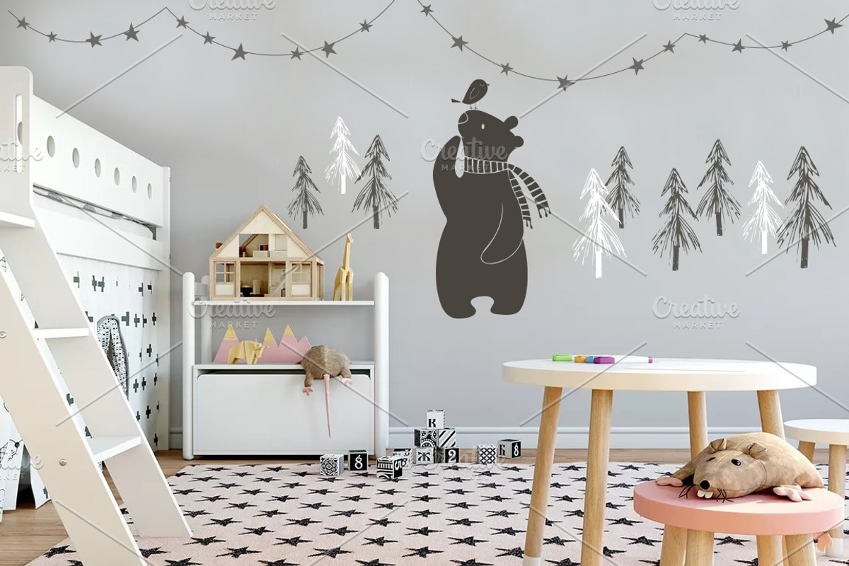 Winter adventures New Year pack, an Animal Illustration by Katya_lu (Photo 3 of 11)