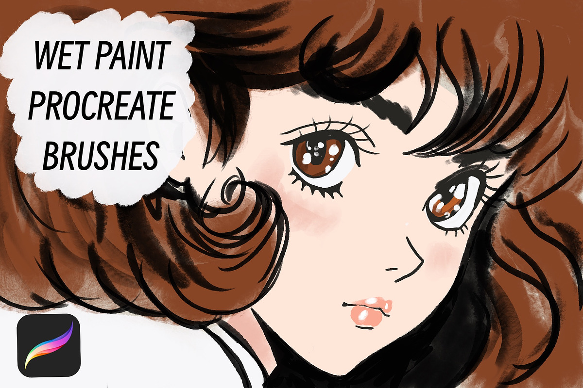 Wet Paint Procreate Brushes, a Brush Add-On by Art Sproot (Photo 1 of 4)