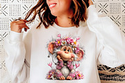 Valentines Day Monkey Sublimation, an Illustration by SinaCreation (Thumbnail 8 of 11)
