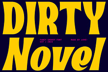 Dirty Novel Fancy Font