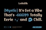 Lethalik – Blackletter Experimental, a Slab Serif Font by Drizy (Thumbnail 2 of 10)
