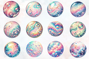 Pastel Soap Bubbles Clipart, an Illustration by RobertsArt (Thumbnail 6 of 7)