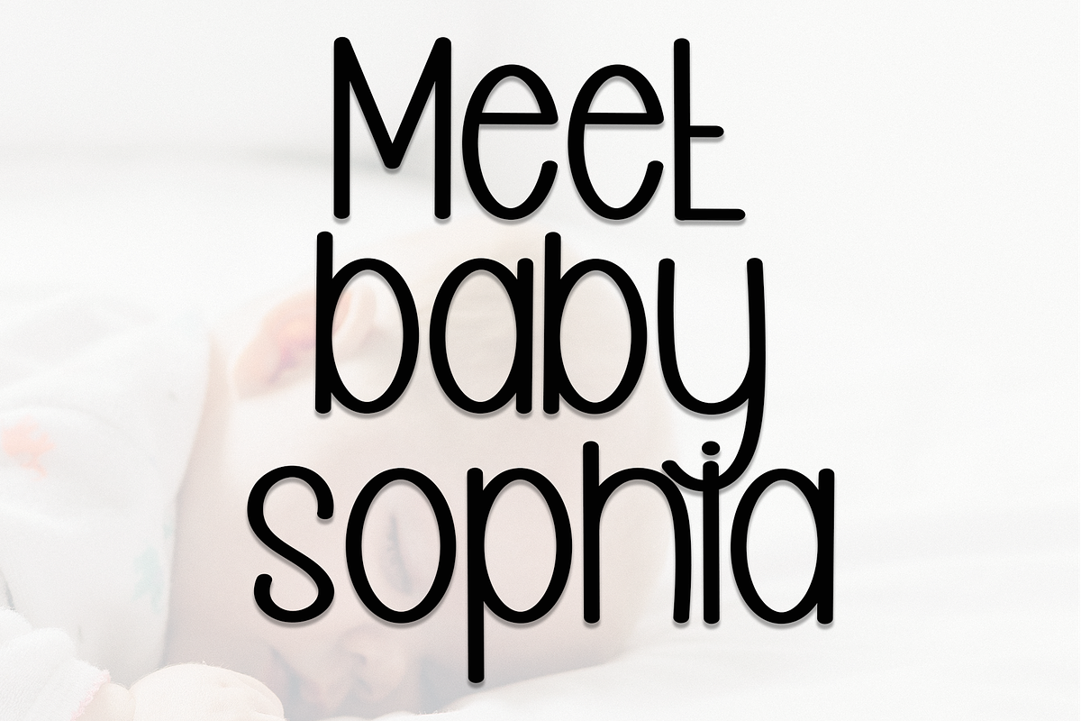 Boho Baby, a Handwritten Font by InermediaSTUDIO (Photo 2 of 7)