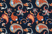 Royal Paisley Vector Pattern, a Pattern Graphic by Ania Illustration (Thumbnail 5 of 5)