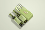 White Wine with Bag Mockups, a Product Mockup by pmvch (Thumbnail 2 of 8)