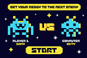 Pixbit - A Geometric Display Pixel, a Sans Serif Font by Marvadesign (Thumbnail 2 of 7)