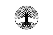 Tree of Life Circle SVG Bundle, an Illustration by Gfx_Store (Thumbnail 16 of 50)