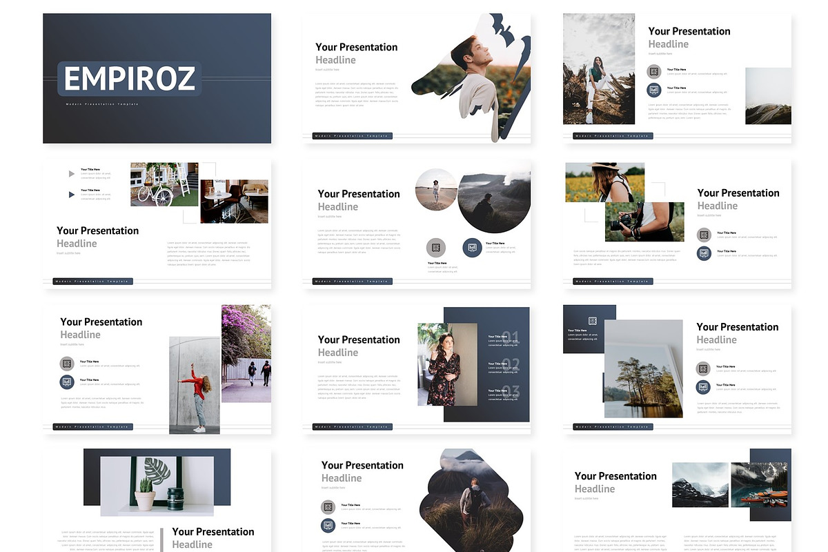 Empiroz - Keynote Template, a Presentation Template by AQR Studio