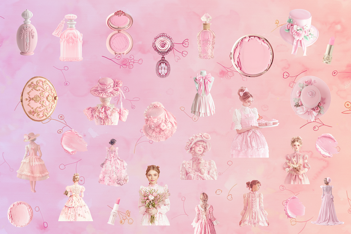 Pink Collage elements, an Object Graphic by JulsIst (Photo 7 of 11)