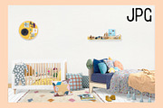 Kids Room Wall/Frame Mock Up 6, a Print Template by Whimsicality (Thumbnail 3 of 4)