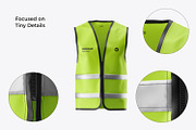 Safety Vest Uniform Mockup, an Apparel Mockup by RamStudio2 (Thumbnail 10 of 15)