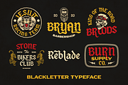 Reblade, a Blackletter Font by Artisan Themes (Thumbnail 9 of 10)