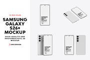 Samsung Galaxy S26+ Phone Mockup, an Android Mockup by UnicDesign (Thumbnail 1 of 11)