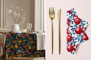Blue Pomegranates Patterns, a Pattern Graphic by Ninterints (Thumbnail 17 of 19)