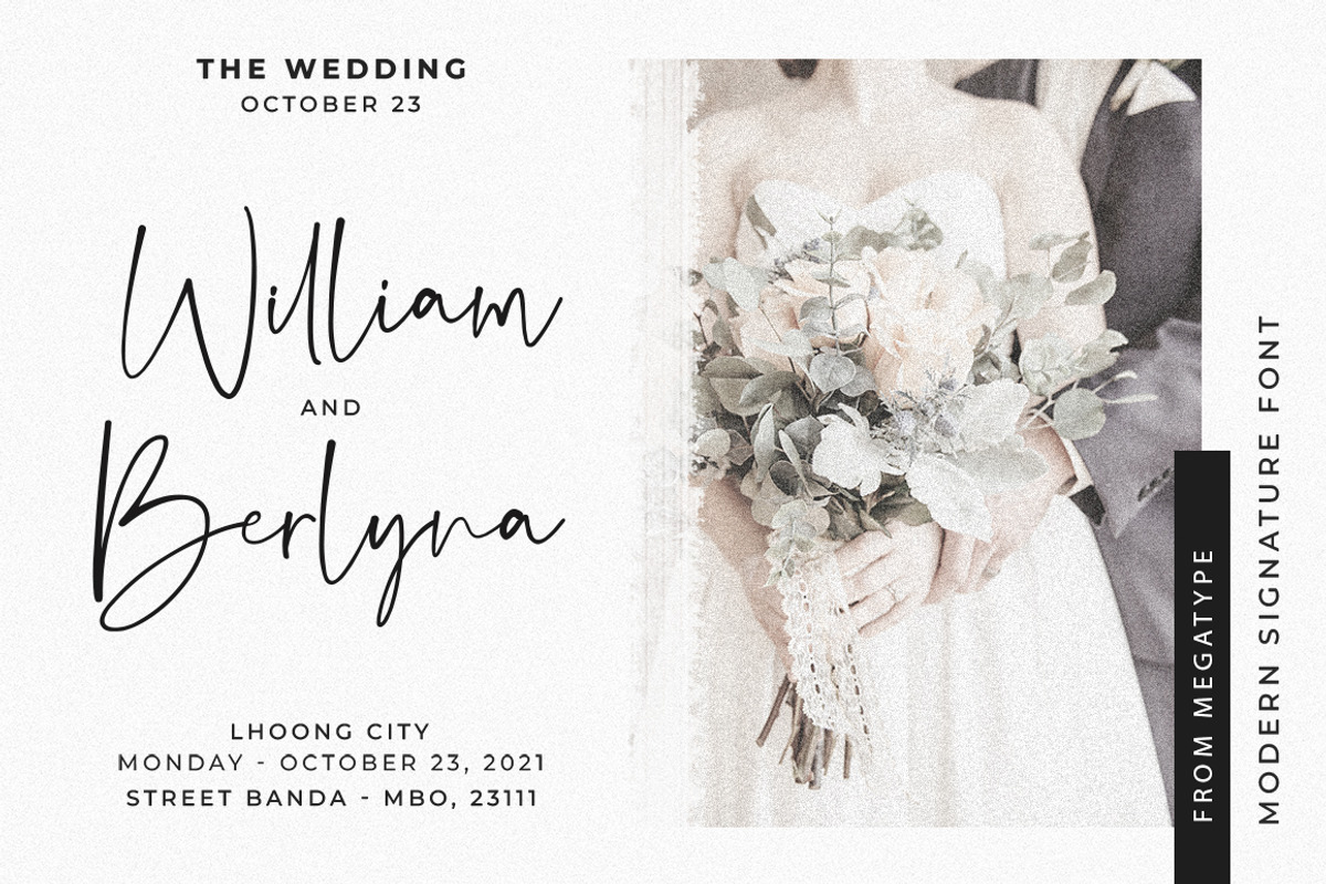 Jesitta Signature, a Script Font by Megatype (Photo 5 of 8)