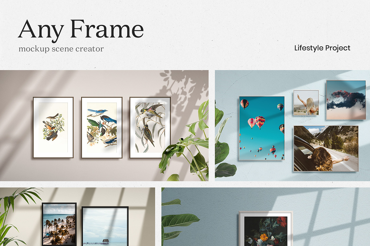 Any Frame Size Mockup Kit, a Product Mockup by Lifestyle Project (Photo 1 of 12)