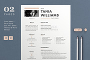 Resume Tania 2 Pages, a Resume Template by Astut (Thumbnail 2 of 5)