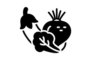 Vegetables Garden Stuff Solid Icon