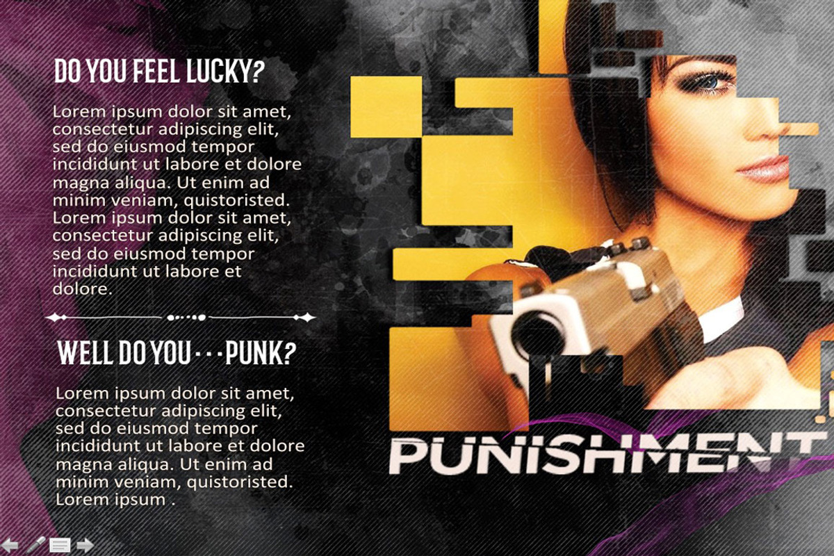 Grunge Dark Presentation Desdemona, a Presentation Template by the little wonder shop (Photo 12 of 15)