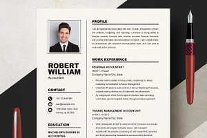 Accountant Resume Template, a Resume Template by ResumeInventor