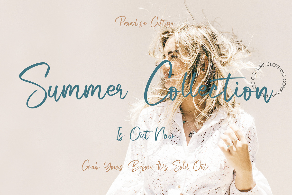 Beston - Casual Script Font, a Script Font by Craft Supply Co. (Photo 2 of 9)