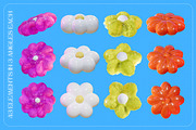 Flower Fantasy v.2: 3D Illustrations, an Object Graphic by marmarina (Thumbnail 6 of 18)