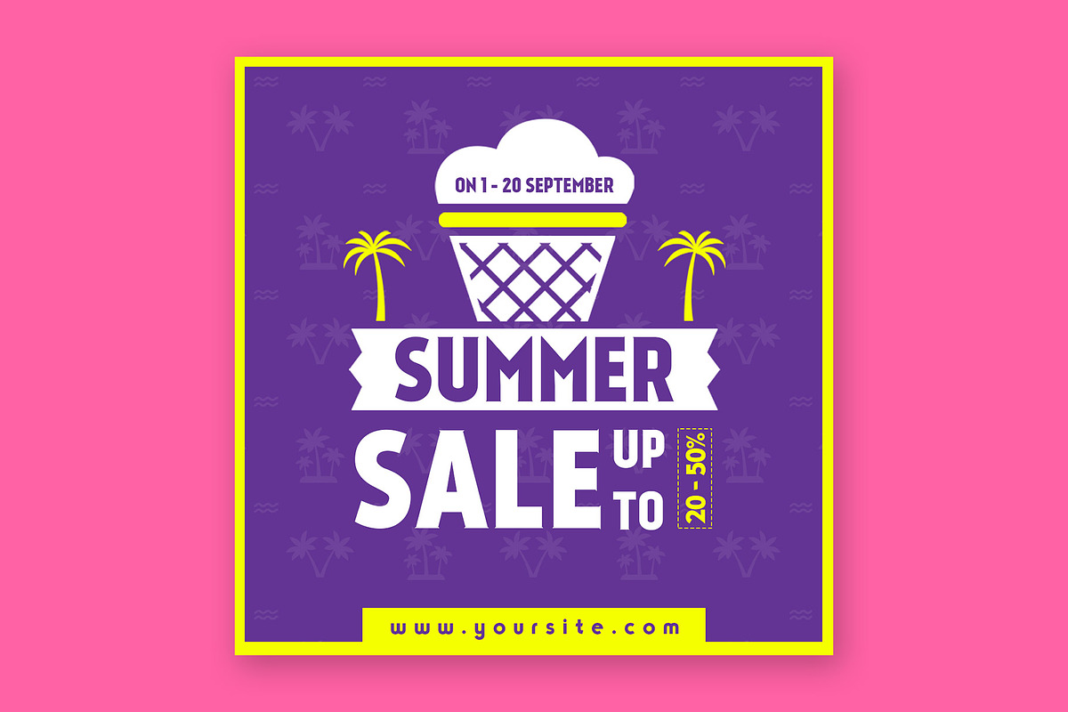 Summer Social Media Banner, a Social Media Template by Rafoz (Photo 3 of 3)