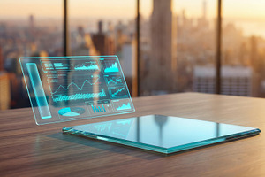 Digital analytics financial charts, a Business Photo by Shootdiem