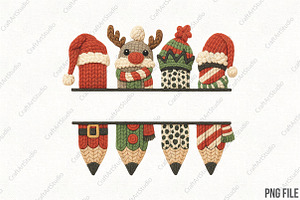 Crochet Teacher Christmas PNG, an Illustration by CraftArtStudio