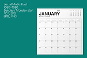 2027 Monthly Planner (MP049-27-Set), a Stationery Template by mikhailmorosin (Thumbnail 6 of 8)