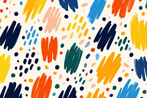 Vibrant abstract brush stroke pattern, an Abstract Photo by AlyaAnd