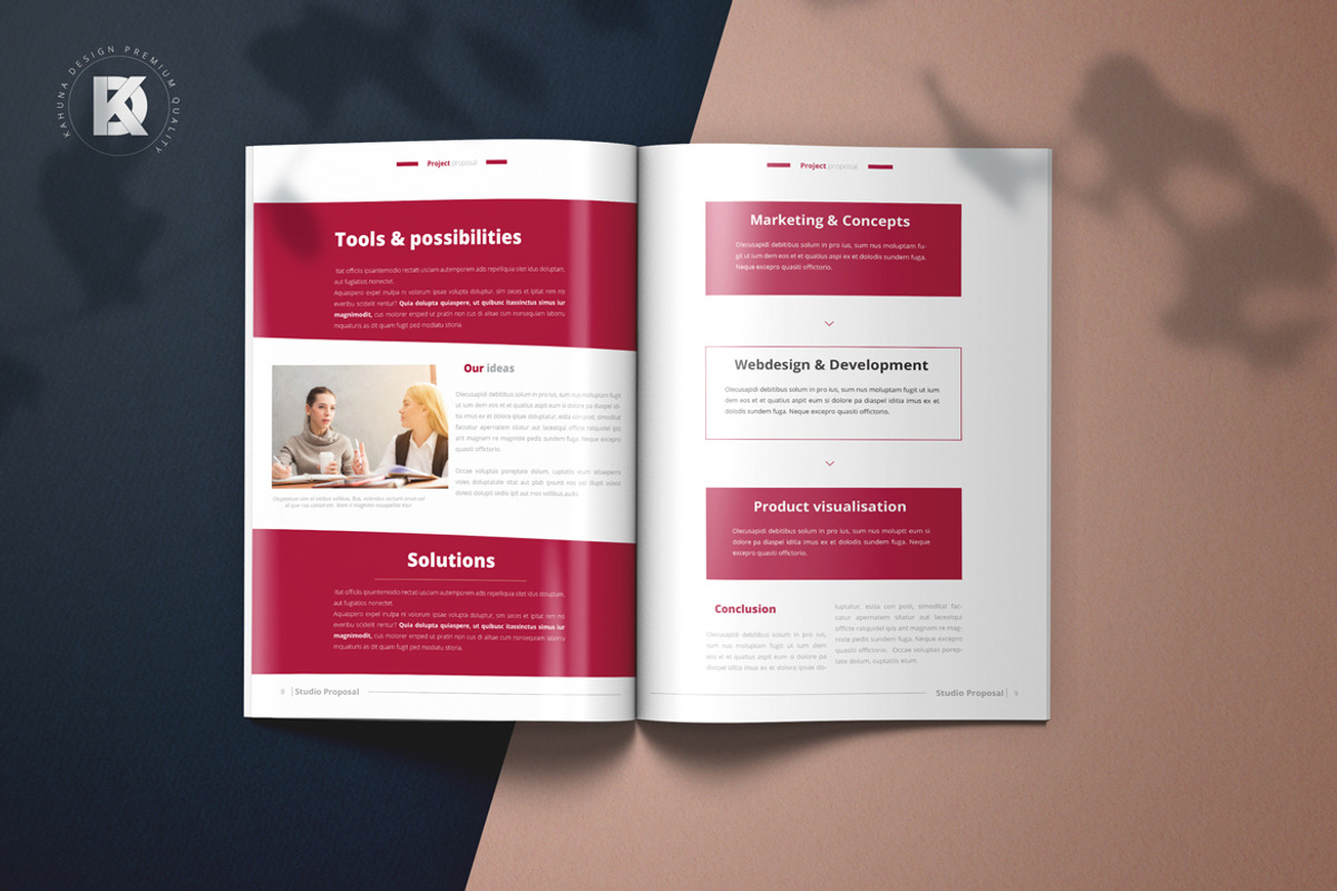 Project Proposal, a Stationery Template by Kahuna Design (Photo 3 of 11)