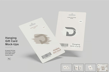 Hanging Gift Card Mock-up