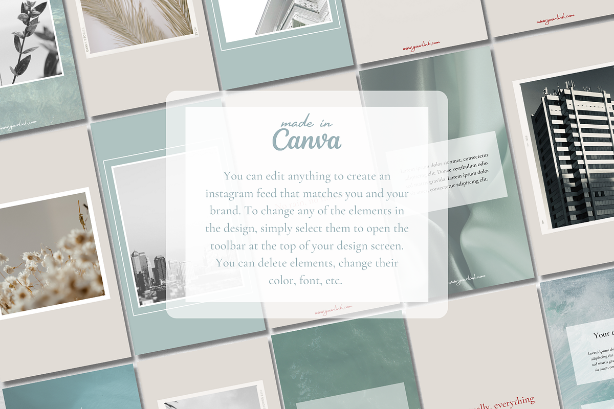 Ocean Instagram Story Templates, a Social Media Template by IRISEA DESIGNS (Photo 4 of 6)