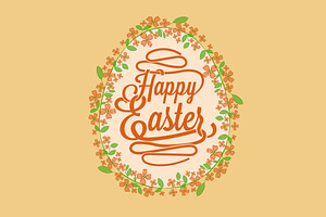 6 Happy Easter Greetings Cards