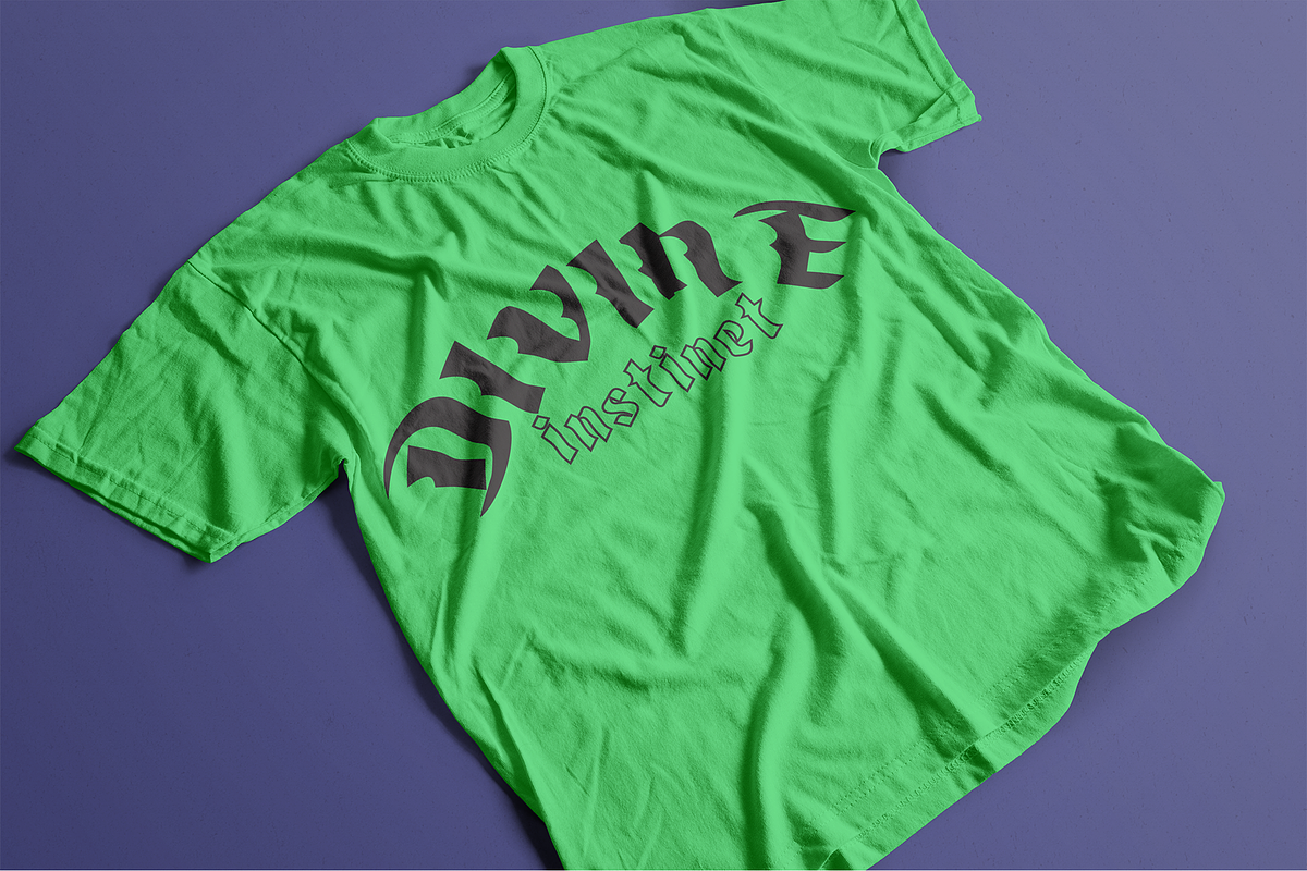 Divine Instinct, a Blackletter Font by Dz Akali (Photo 2 of 8)