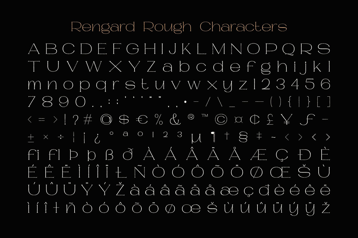 Rengard Rough, a Serif Font by Craft Supply Co. (Photo 8 of 8)