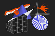 90 Vector Texture Shapes, a Background Graphic by softulka (Thumbnail 7 of 16)