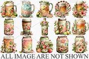 Whimsical Summer Beer Clipart Bundle, an Illustration by Canvas Craft (Thumbnail 3 of 7)